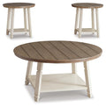 Bolanbrook Two-tone Occasional Table Set (3/CN) - Brand New