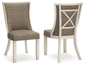 Bolanburg Two-tone Dining UPH Side Chair (Priced Per Item, Must Order 2, 4, 6, or 8) - Brand New