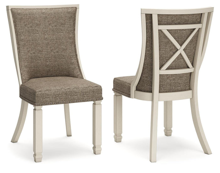 Bolanburg Two-tone Dining UPH Side Chair (Priced Per Item, Must Order 2, 4, 6, or 8) - Brand New