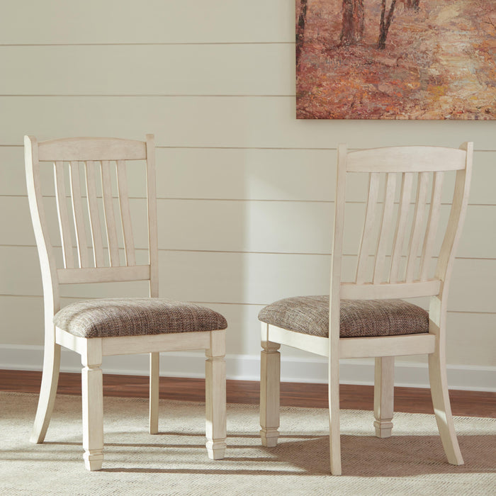 Bolanburg Two-tone Dining UPH Side Chair (Priced Per Item, Must Order 2, 4, 6, or 8) - Brand New