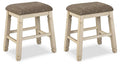 Bolanburg Two-tone Upholstered Stool (Priced Per Item, Must Order 2, 4, 6, or 8) - Brand New