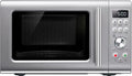 Breville - the Compact Wave Soft Close 0.9 Cu. Ft. Microwave - Silver - Used, Like New