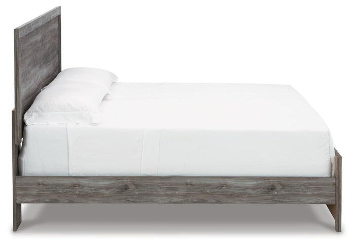 Bronyan Dark Gray Bronyan King Panel Bed - Brand New