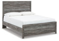 Bronyan Dark Gray Bronyan Queen Panel Bed - Brand New