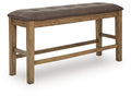 Broxtyn Light Brown DBL Counter UPH Bench (1/CN) - Brand New