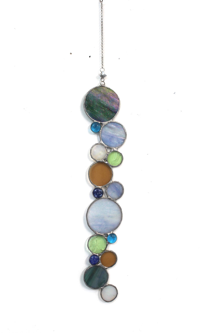 bubble strand suncatcher / wall hanging B: Spring