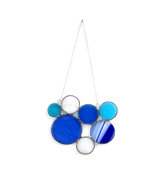 bubbles suncatcher: blue