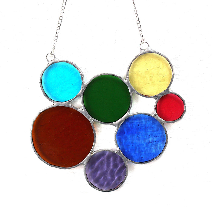 bubbles suncatcher: rainbow