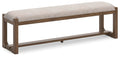 Cabalynn Oatmeal/Light Brown Large UPH Dining Room Bench - Brand New