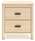 Cabinella Tan Two Drawer Night Stand - Brand New