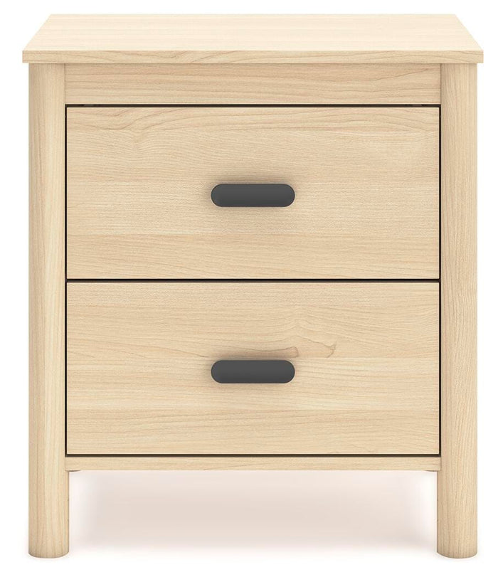 Cabinella Tan Two Drawer Night Stand - Brand New