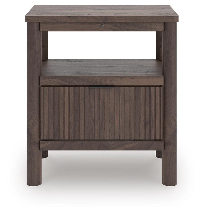 Cadmori Brown One Drawer Night Stand - Brand New
