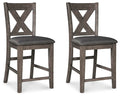 Caitbrook Gray Upholstered Barstool (Priced Per Item, Must Order 2, 4, 6, or 8) - Brand New