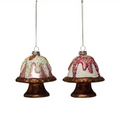 CAKE ON PEDESTAL ORNAMENT