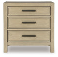 Calmoro Gray Three Drawer Night Stand - Brand New