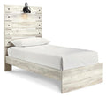 Cambeck Whitewash Cambeck Twin Panel Bed - Brand New
