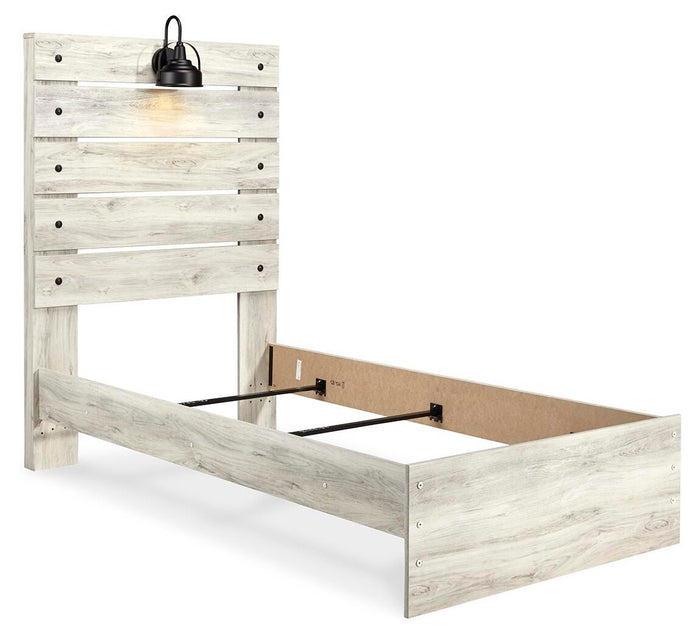 Cambeck Whitewash Cambeck Twin Panel Bed - Brand New