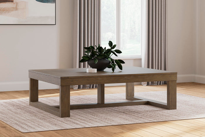 Cariton Gray Rectangular Cocktail Table - Brand New