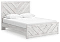 Cayboni Whitewash Cayboni Queen Panel Bed - Brand New
