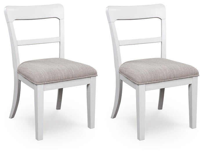 Chadworth White Dining UPH Side Chair (Priced Per Item, Must Order 2, 4, 6, or 8) - Brand New