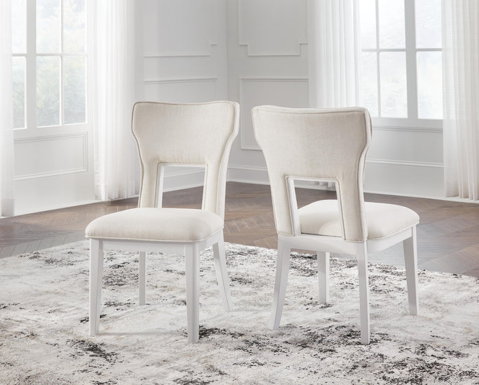 Chalanna White Dining UPH Side Chair (Priced Per Item, Must Order 2, 4, 6, or 8) - Brand New