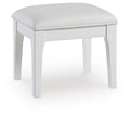 Chalanna White Vanity Stool - Brand New