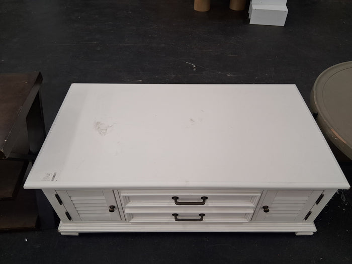 Charlestown White 48" Lift Top Coffee - Brand New