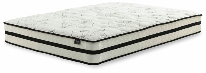 Chime 10 Inch Hybrid White Queen Mattress - Brand New
