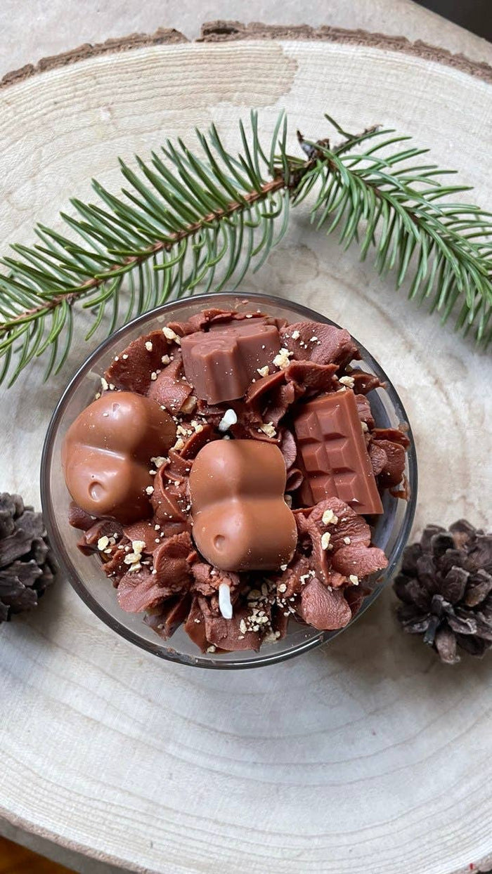 Chocolate Shortcake Dessert Candle