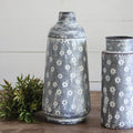 Cimarron Rustic Floral Metal Dried Florals Vase
