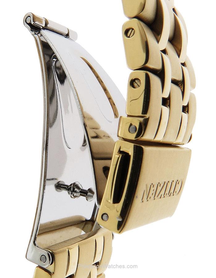 Citizen Eco-Drive Mens Diamond Watch - Gold-Tone - Bracelet - Date - 100m - BM7342-50AC_f38f9e39-7903-4f94-8b72-b7aa8d045b90