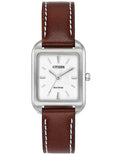 Citizen Eco-Drive Womens Chandler - Stainless Steel - Brown Strap - White Dial - EM0490-08A_4c89e7c0-950a-4dad-8fea-5a120960608d