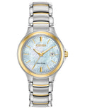 Citizen Ladies Eco-Drive Chandler Watch - Two-Tone - MOP - Bracelet - Date - EW2524-55N