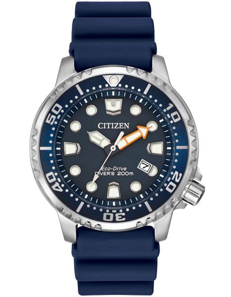 Citizen Mens Eco-Drive Promaster Diver - Blue Dial - Blue Rubber Strap - - BN0151-09L_3aa0729c-9ef3-4d3f-be84-6344095fafb5