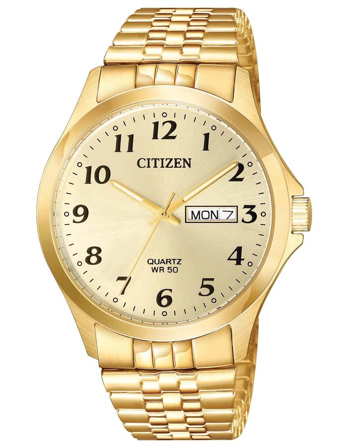 Citizen Quartz Mens Watch - Gold-Tone - Champagne Dial - Date - Expandable Band - BF5002-99P_cd7695e8-c2b8-4243-814a-62d6212d29a1