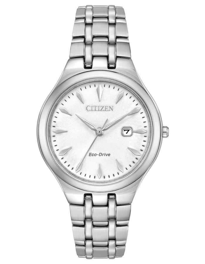 Citizen Womens Eco-Drive Corso - White Dial - Stainless Steel - Bracelet - Date - EW2490-55A_fa70103d-03ba-4723-a2ff-e4ae0c2a07dc