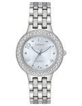 Citizen Womens Eco-Drive Silhouette - Swarovski Crystals - Blue Dial - Bracelet - FE2080-56L_e9c65b67-253c-4e32-839c-0b2204a16fe9