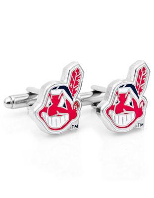 Cleveland Indians Chief Wahoo Cufflinks - Enamel Detail - Bullet Back - PD-IND2-SLA_490216f5-a12b-41a8-8ba2-f0fc957c20d1