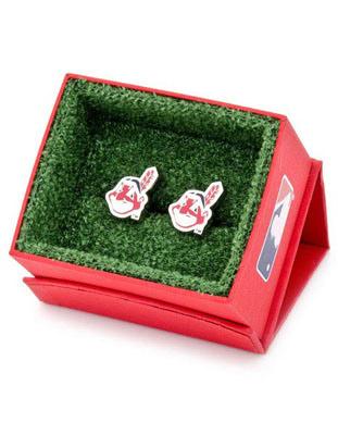 Cleveland Indians Chief Wahoo Cufflinks - Enamel Detail - Bullet Back - PD-IND2-SLC_5278789f-dc41-45b8-99f2-68d6bb95d880