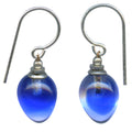 Owen Glass Collection COLORS 21 earrings featuring vibrant, colorful glass bead designs on silver hooks.