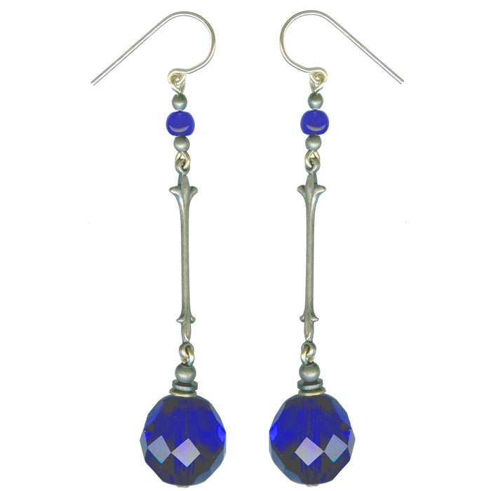 Elegant Owen Glass Collection earrings with intricate glass design, showcasing a stylish and unique jewelry piece.