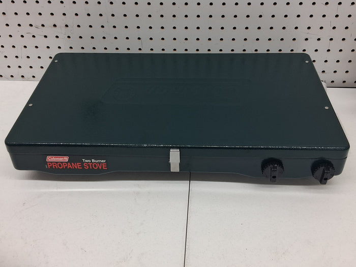 Coleman Brand, Matchlight 10,000 BTU 2-Burner Propane Stove, black - Brand New