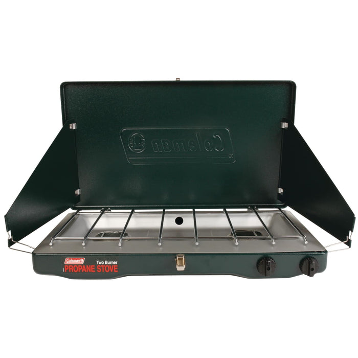 Coleman Brand, Matchlight 10,000 BTU 2-Burner Propane Stove, black - Brand New