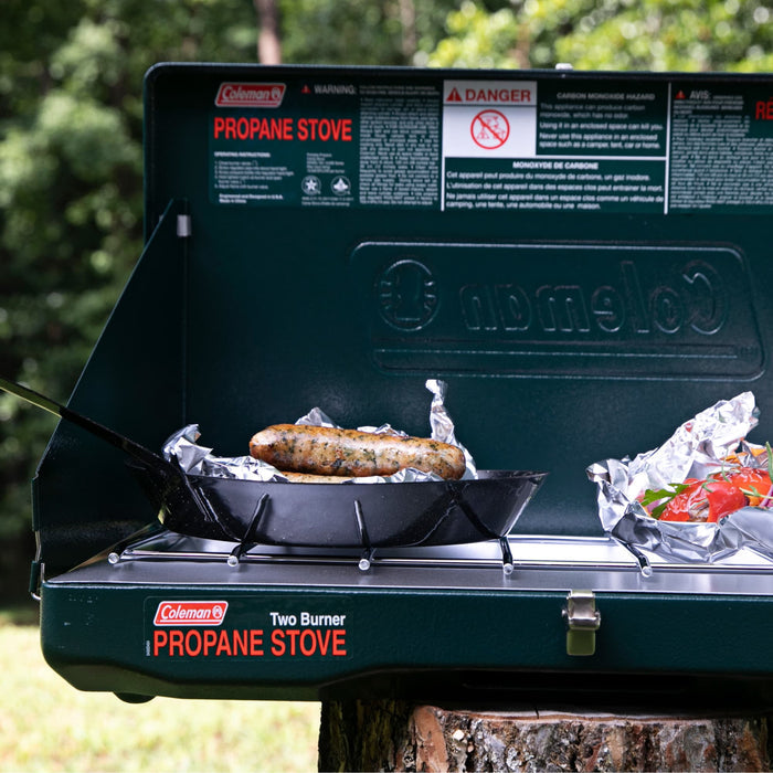 Coleman Brand, Matchlight 10,000 BTU 2-Burner Propane Stove, black - Brand New