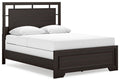 Covetown Dark Brown Covetown Queen Panel Bed - Brand New