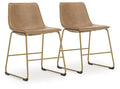 Crandox Toast/Gold Dining UPH Side Chair (Priced Per Item, Must Order 2, 4, 6, or 8) - Brand New