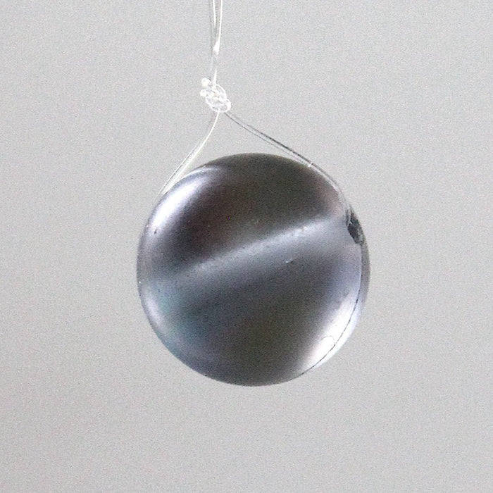 crescent mooncatcher: mauve crackle with black rainbow aura orb