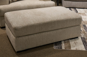 Crespino Oatmeal Ottoman - Brand New