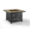 Crosley Furniture Tucson Outdoor Propane Fire Pit Table for Outside Patio Backyard Deck, 50,000 BTU - Brand New
