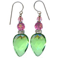 Owen Glass Collection Cruise 21 earrings featuring sleek, modern silver design with geometric shapes and polished finish.